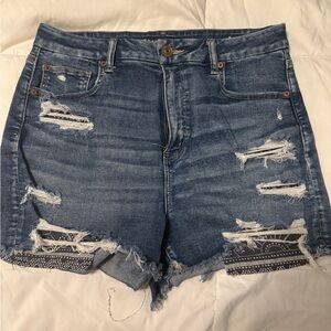 American Eagle Distressed Denim Women Shorts